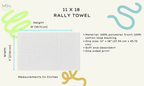 Belize Flag Rally Towel Rally Towel La Vie Bien Belize Flag Rally Towel