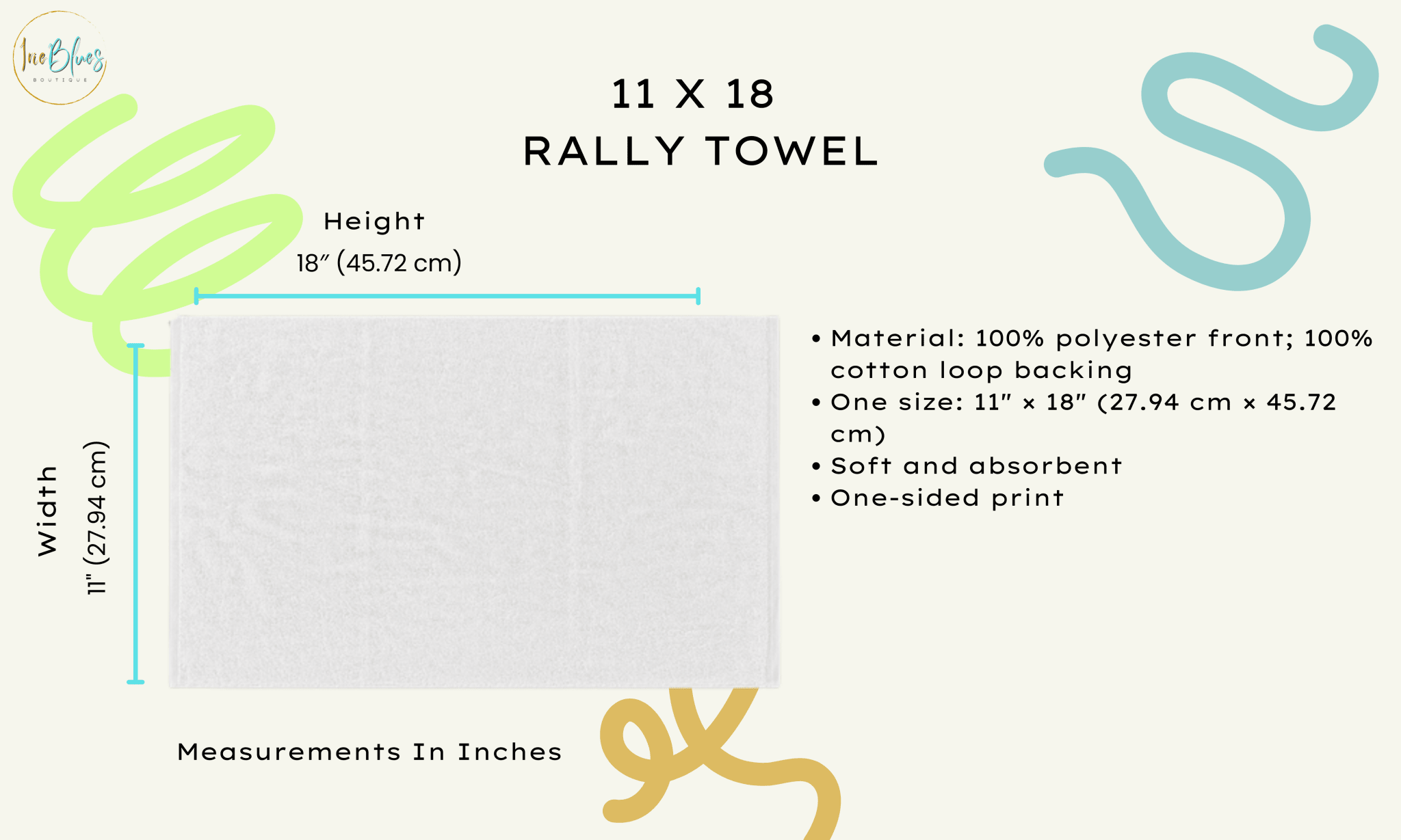 Belize Flag Rally Towel Rally Towel La Vie Bien Belize Flag Rally Towel