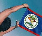 Belize Flag Rally Towel Rally Towel La Vie Bien Belize Flag Rally Towel