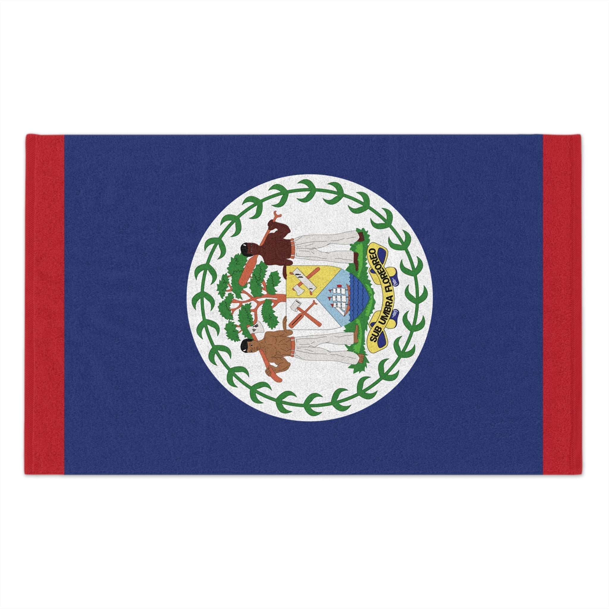 Belize Flag Rally Towel Rally Towel La Vie Bien Belize Flag Rally Towel