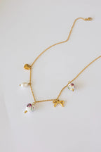Bella Charm Necklace in Rose by Rose & Clay