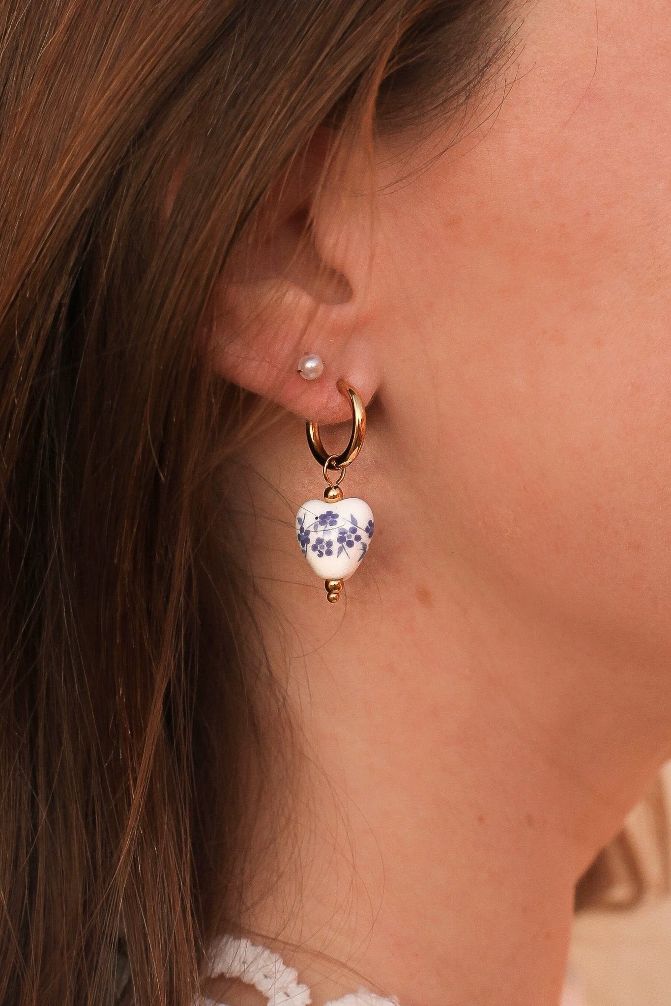 Bella Hoop in Blue by Rose & Clay