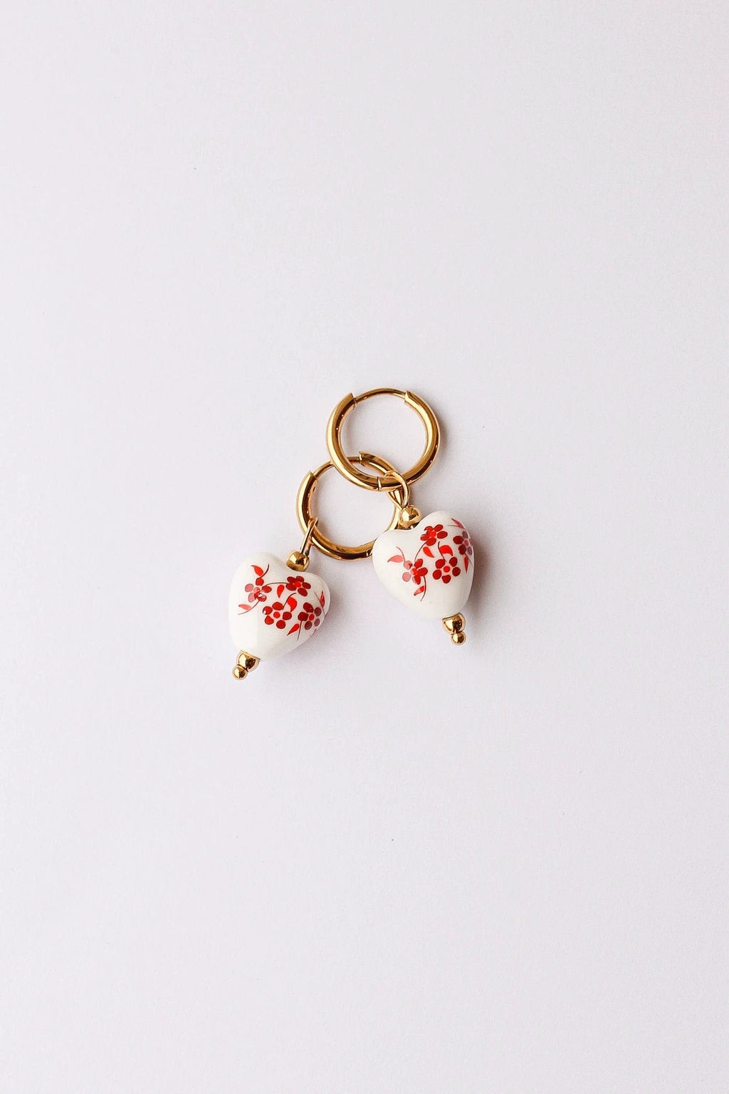 Bella Hoop in Red by Rose & Clay
