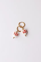 Bella Hoop in Red by Rose & Clay