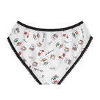 Bella Italiana women's underwear briefs, Italian themed espresso, scooter, flag pattern All Over Prints La Vie Bien Bella Italiana women's underwear briefs, Italian themed espresso, scooter, flag pattern