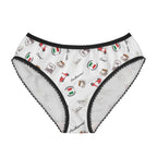Bella Italiana women's underwear briefs, Italian themed espresso, scooter, flag pattern All Over Prints La Vie Bien Bella Italiana women's underwear briefs, Italian themed espresso, scooter, flag pattern