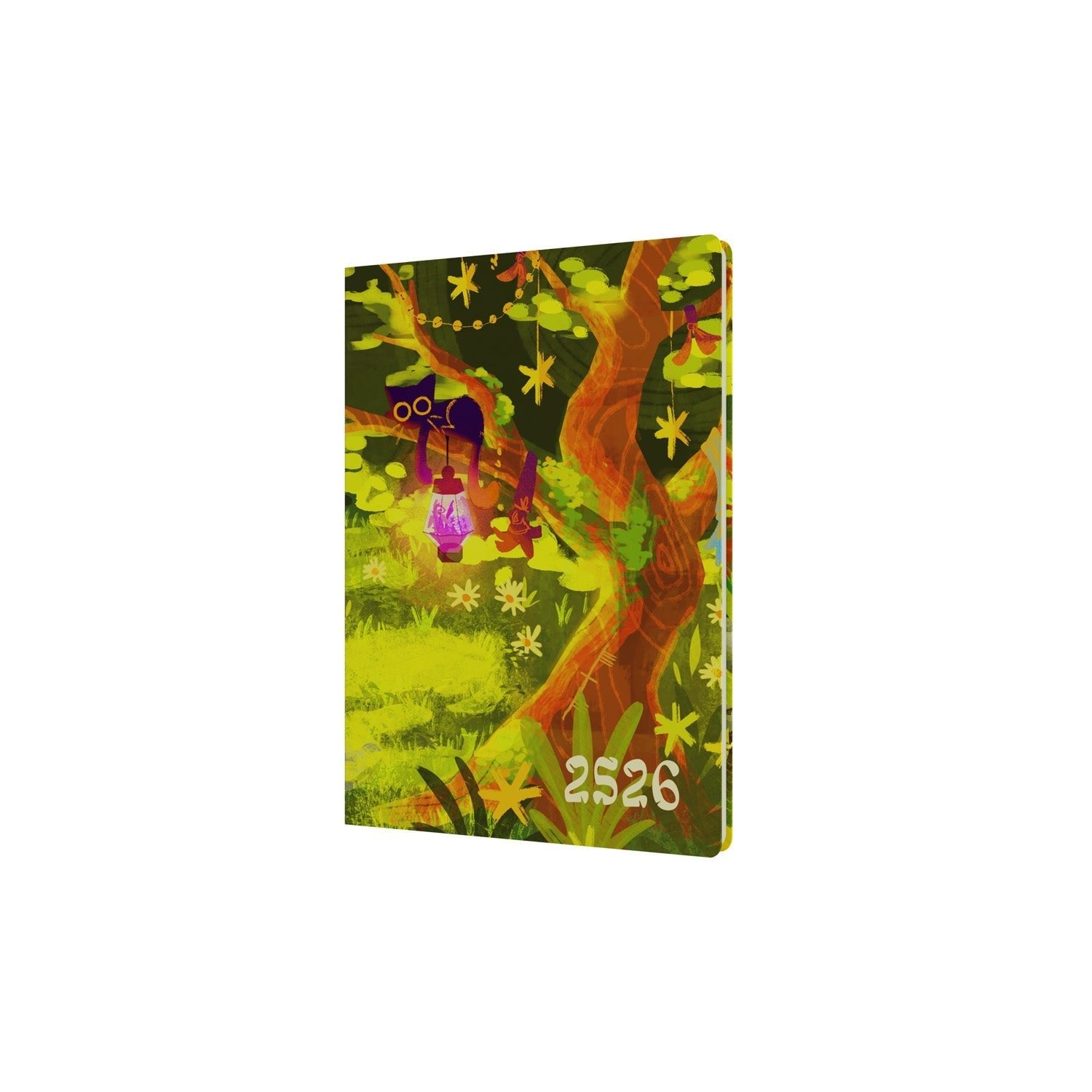 Bella Ramsay Cat - A5 Week - to - View Mid/Academic Year Diary Planner 2025 - 2026