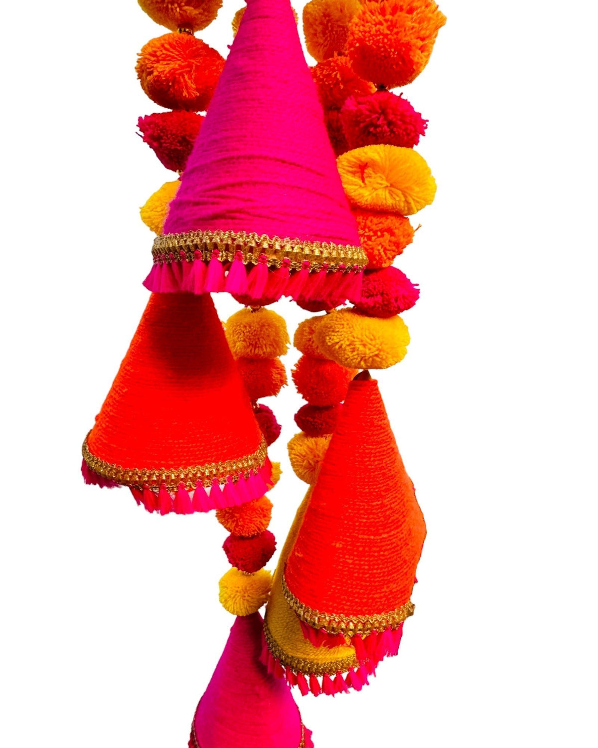Bells & Pom Pom Lari Festive Decor La Vie Bien Bells & Pom Pom Lari