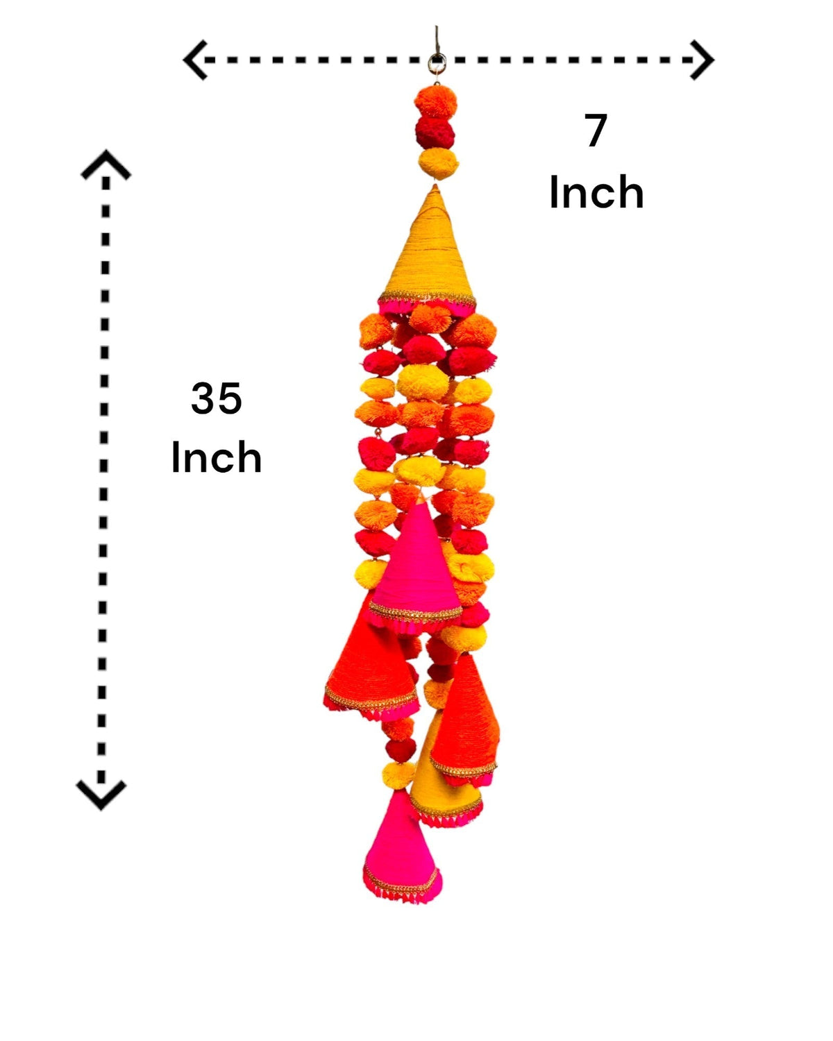 Bells & Pom Pom Lari Festive Decor La Vie Bien Bells & Pom Pom Lari
