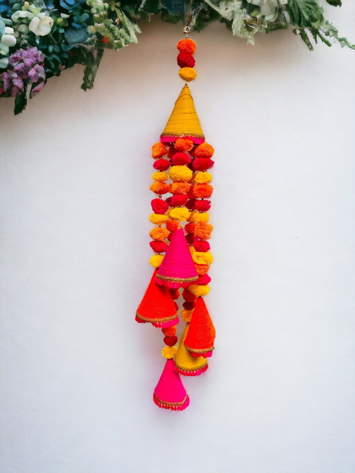 Bells & Pom Pom Lari Festive Decor La Vie Bien Bells & Pom Pom Lari
