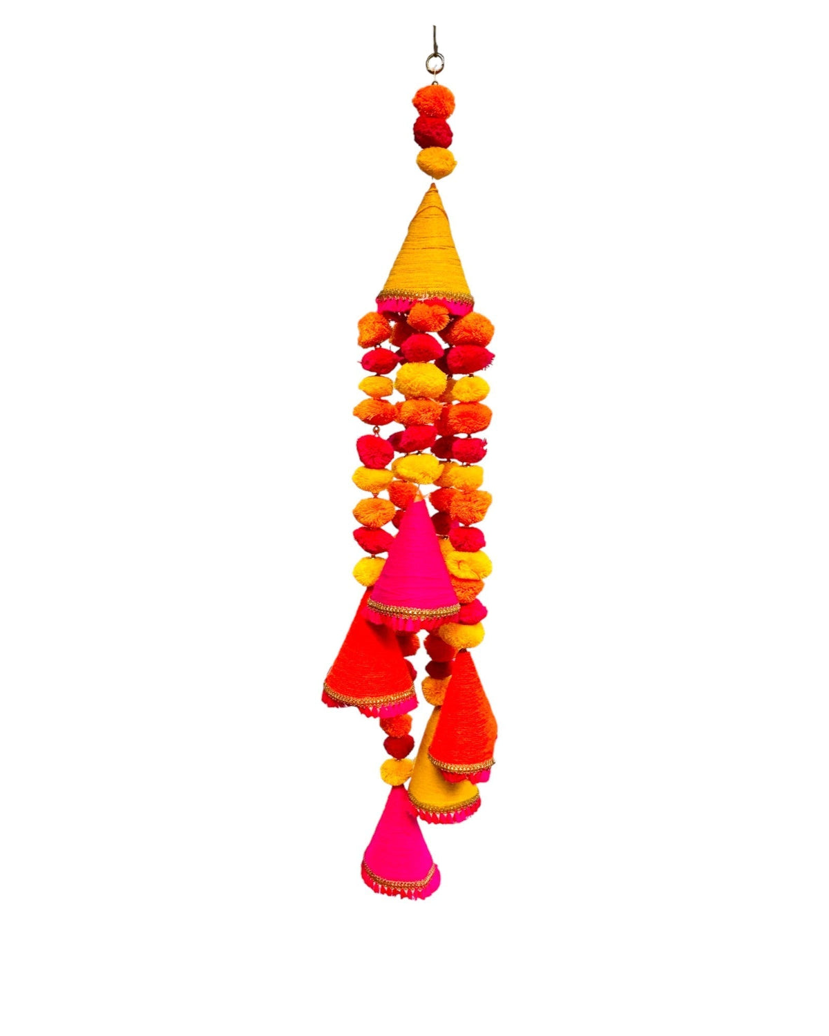 Bells & Pom Pom Lari Festive Decor La Vie Bien Bells & Pom Pom Lari