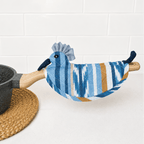 Belted Kingfisher Pot Holder Kitchen-Linens La Vie Bien Belted Kingfisher Pot Holder