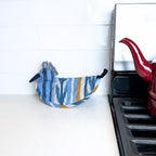 Belted Kingfisher Pot Holder Kitchen - Linens La Vie Bien Belted Kingfisher Pot Holder