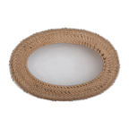 Benton Terracotta Planter with Hand-Woven Rattan Stitching by White Cliff Studio