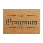 Benvenuto Doormat, Rustic Italian Welcome Coir Mat for entryways and front porch Home Decor La Vie Bien Benvenuto Doormat, Rustic Italian Welcome Coir Mat for entryways and front porch