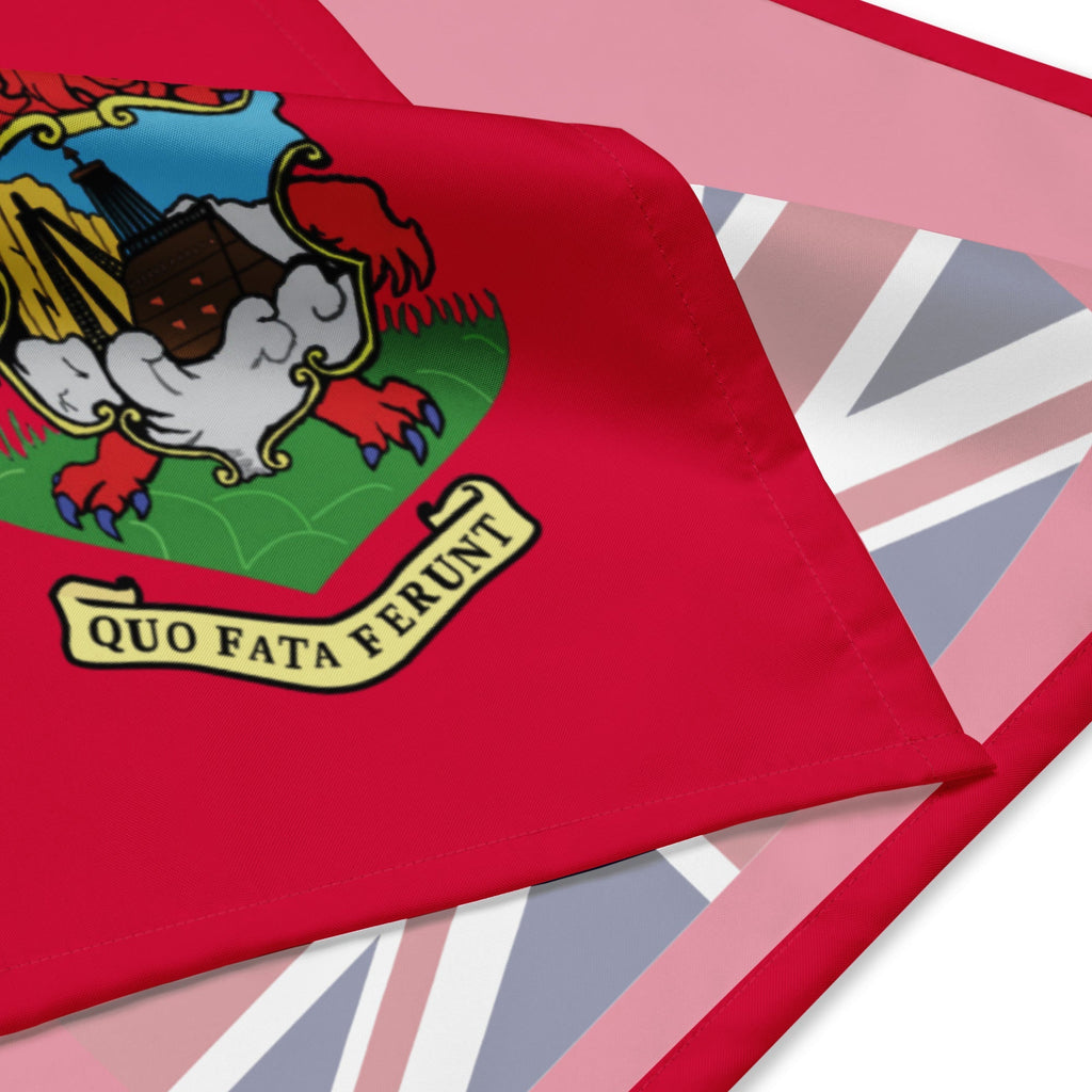 Bermuda Flag Bandana All-Over Print Bandana La Vie Bien Bermuda Flag Bandana