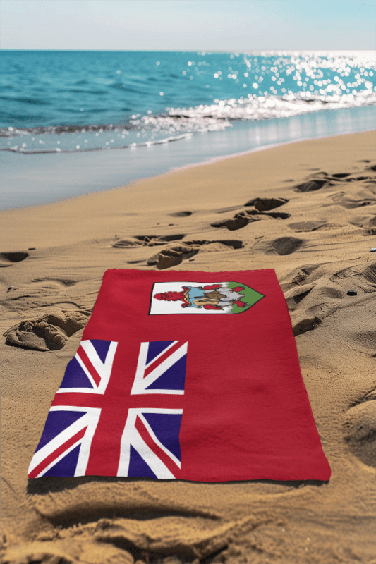 Bermuda Flag Beach Towel Beach Towel (Generic Brand) La Vie Bien Bermuda Flag Beach Towel