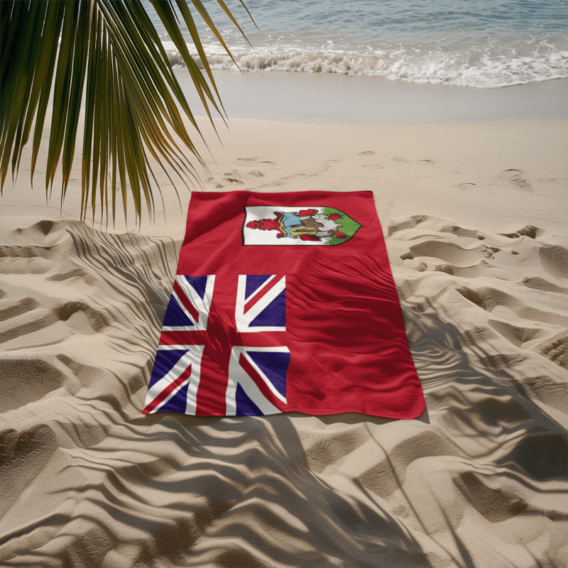 Bermuda Flag Beach Towel Beach Towel (Generic Brand) La Vie Bien Bermuda Flag Beach Towel