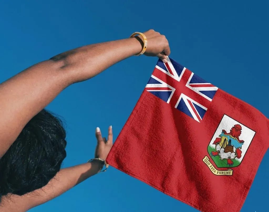 Bermuda Flag Rally Towel Rally Towel La Vie Bien Bermuda Flag Rally Towel