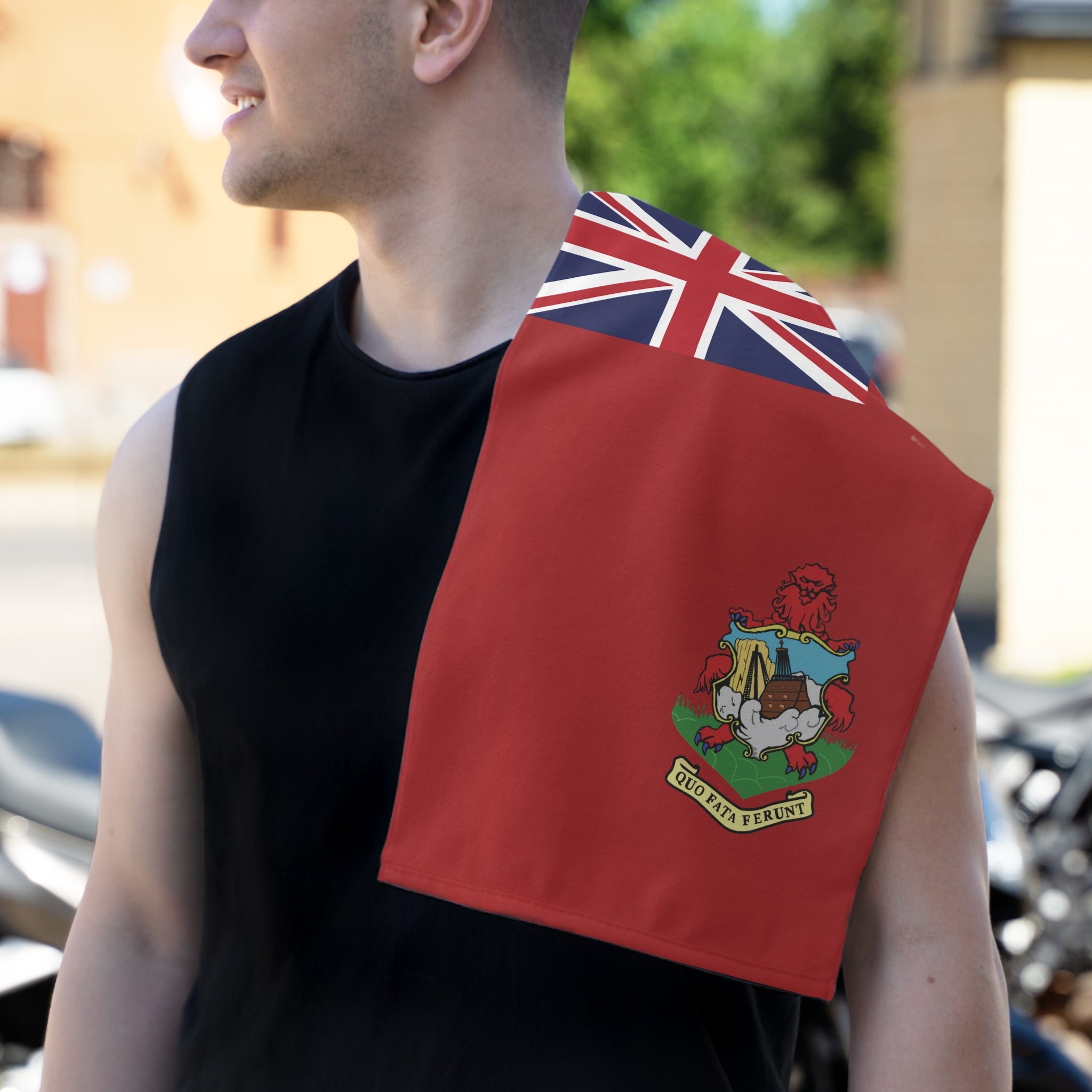 Bermuda Flag Rally Towel Rally Towel La Vie Bien Bermuda Flag Rally Towel