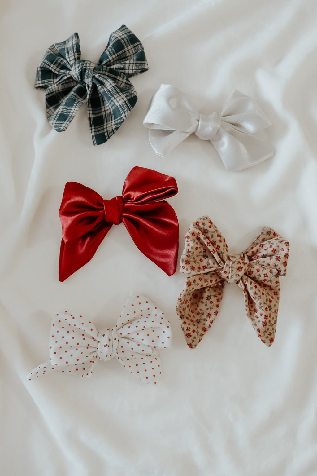 Berry Bow Clips