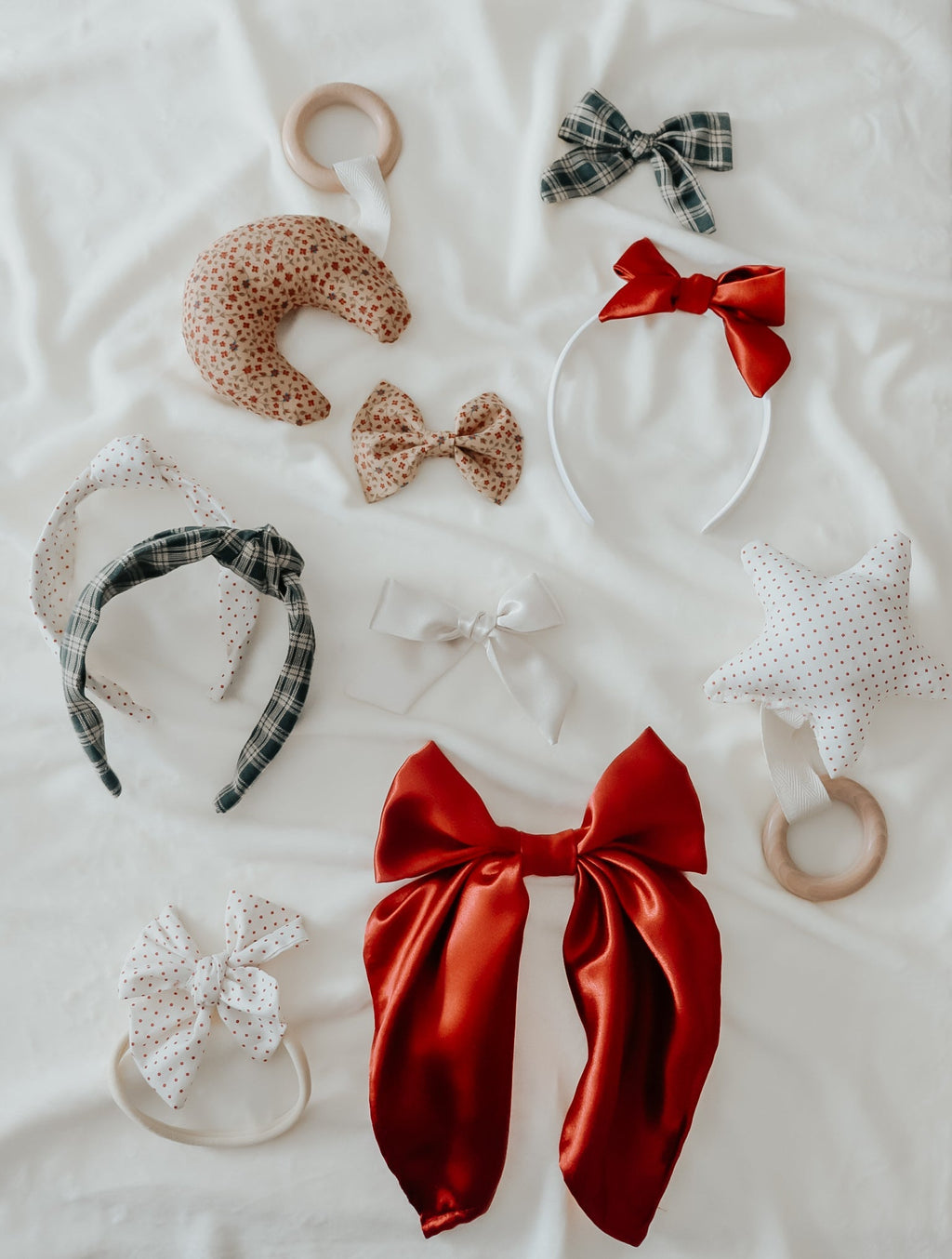 Berry Large Bow Clip