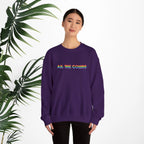 Bespattered Facade "All the Colors" Rainbow Embroidered Crewneck Sweatshirt by Bespattered Facade