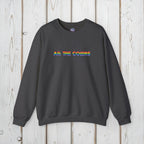 Bespattered Facade "All the Colors" Rainbow Embroidered Crewneck Sweatshirt by Bespattered Facade