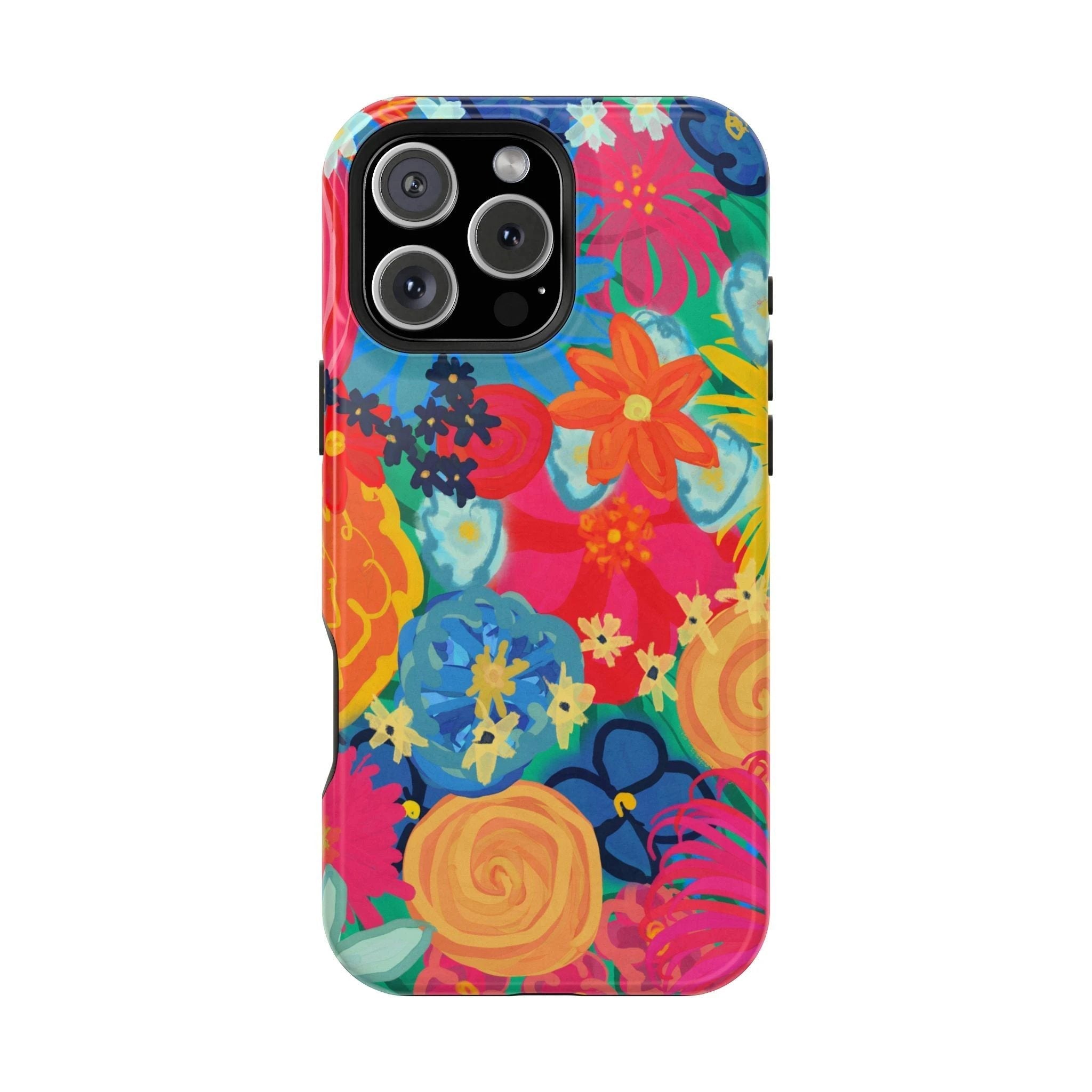 Bespattered Facade Bold Florals MagSafe Tough Case by Bespattered Facade