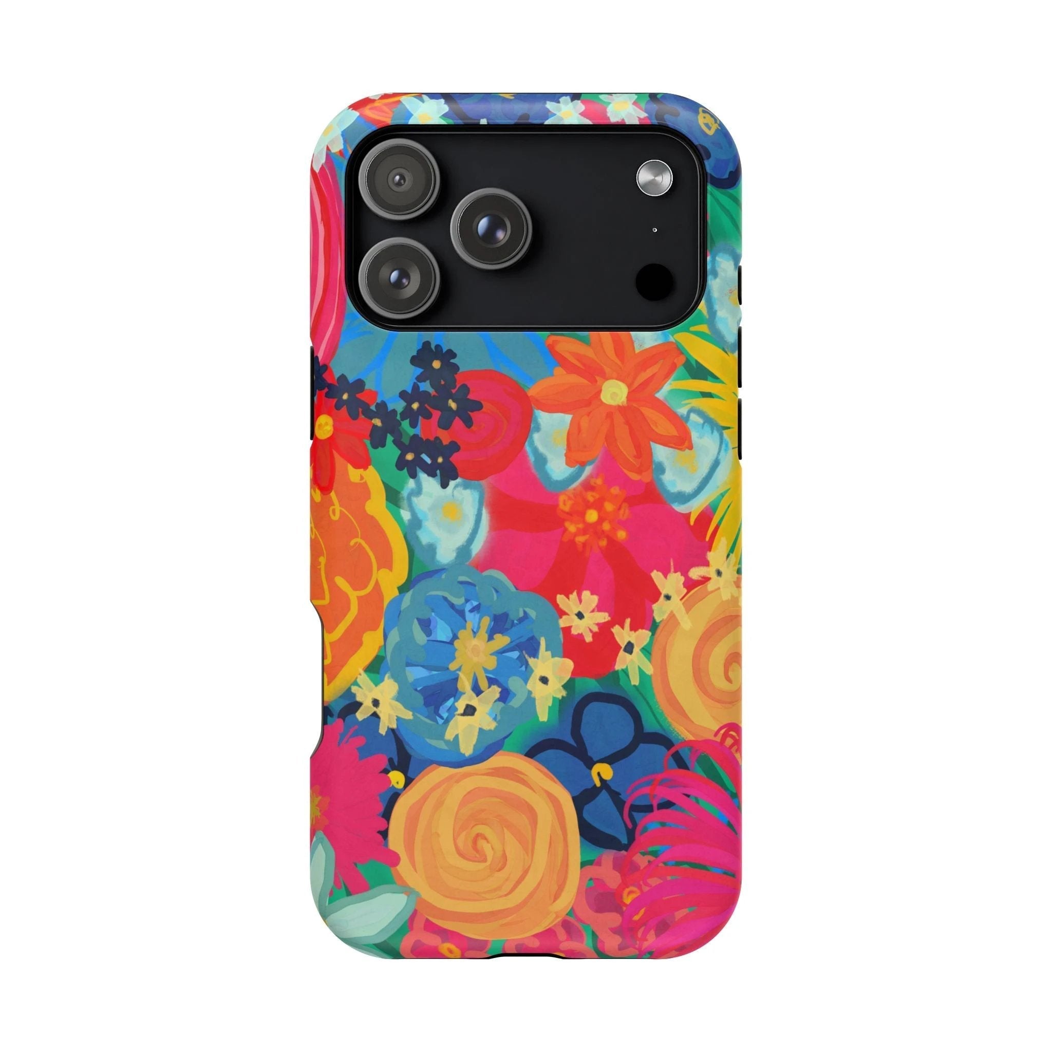 Bespattered Facade Bold Florals MagSafe Tough Case by Bespattered Facade