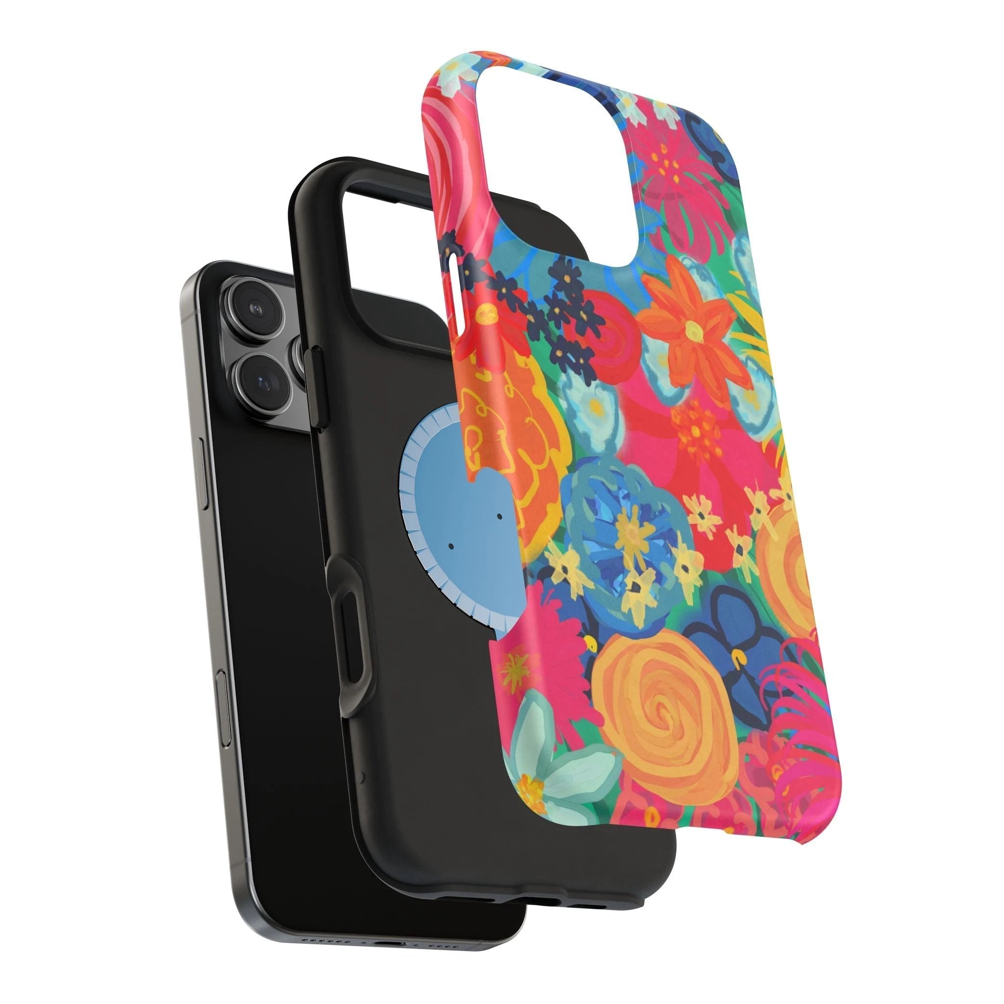 Bespattered Facade Bold Florals MagSafe Tough Case by Bespattered Facade