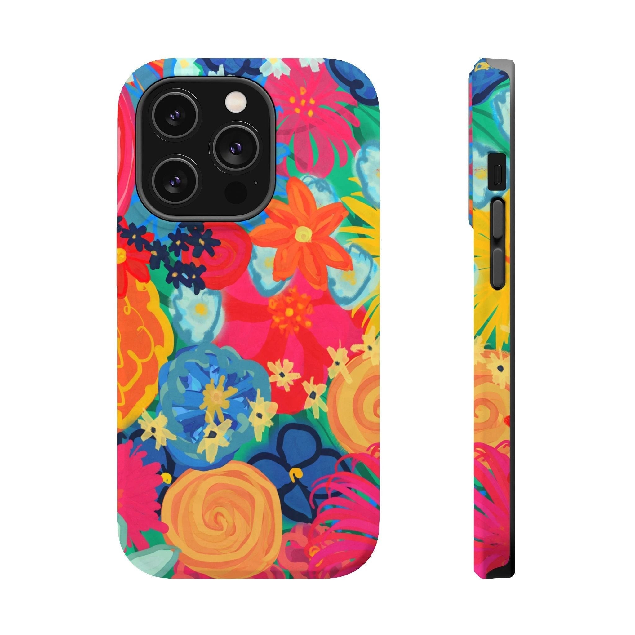 Bespattered Facade Bold Florals MagSafe Tough Case by Bespattered Facade