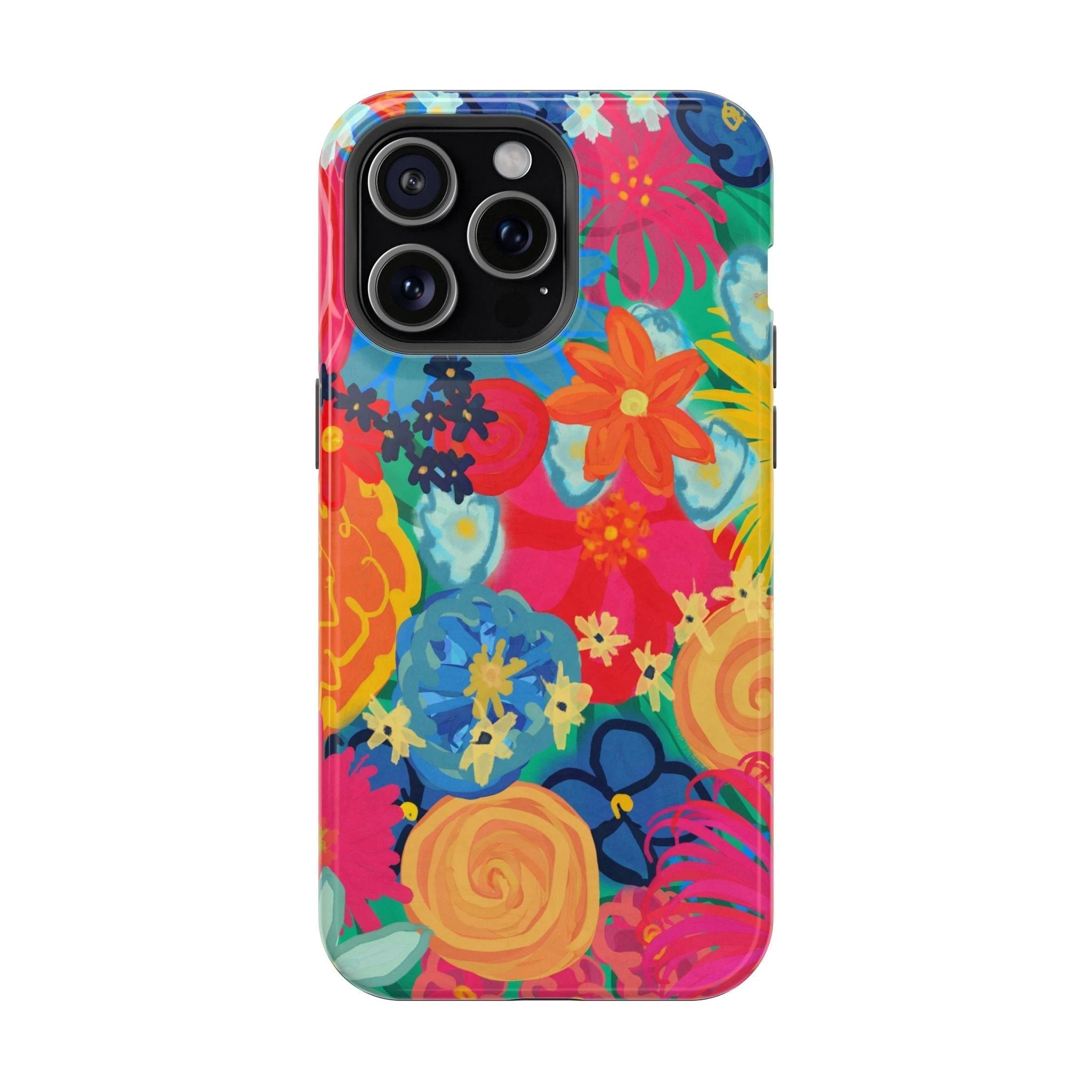 Bespattered Facade Bold Florals MagSafe Tough Case by Bespattered Facade