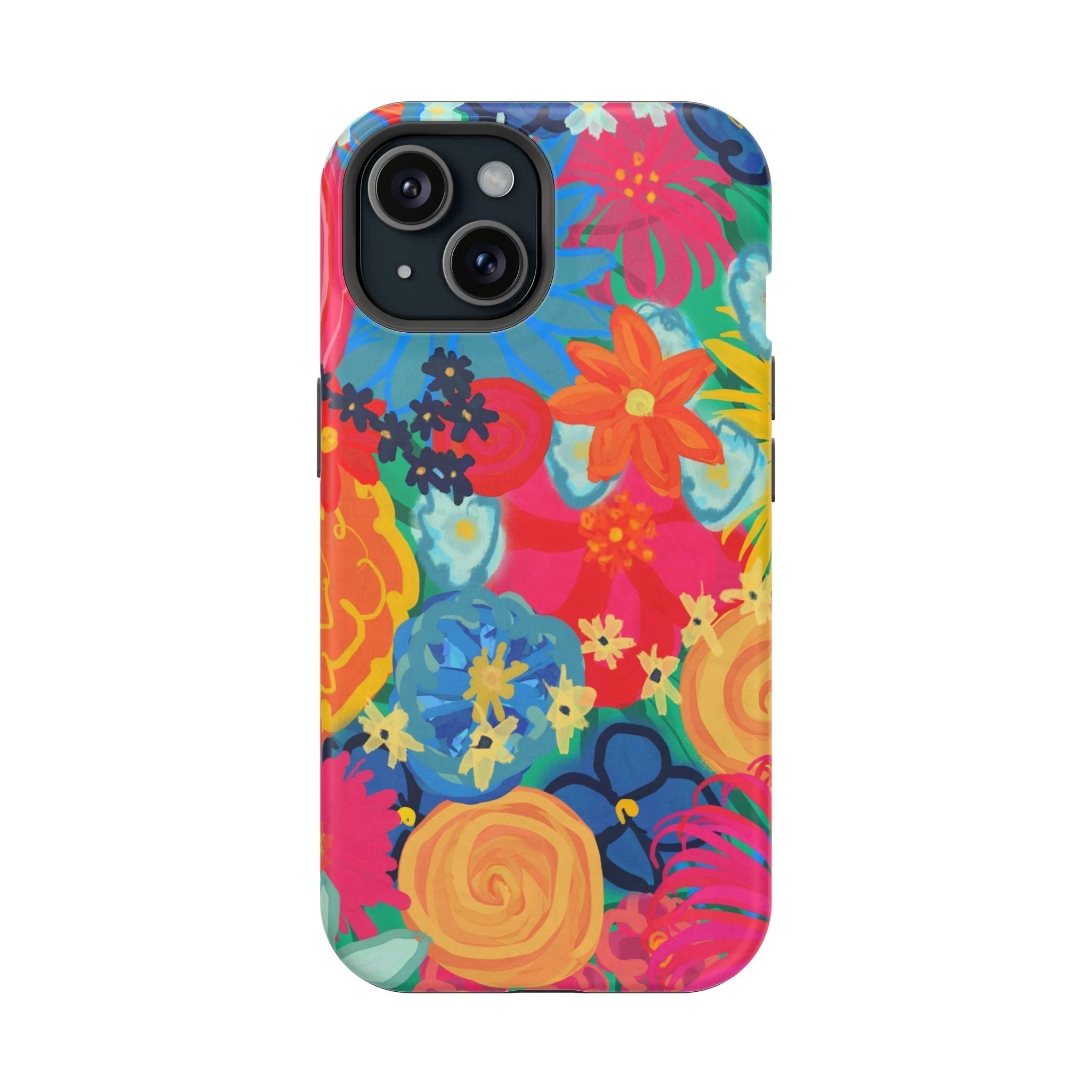 Bespattered Facade Bold Florals MagSafe Tough Case by Bespattered Facade