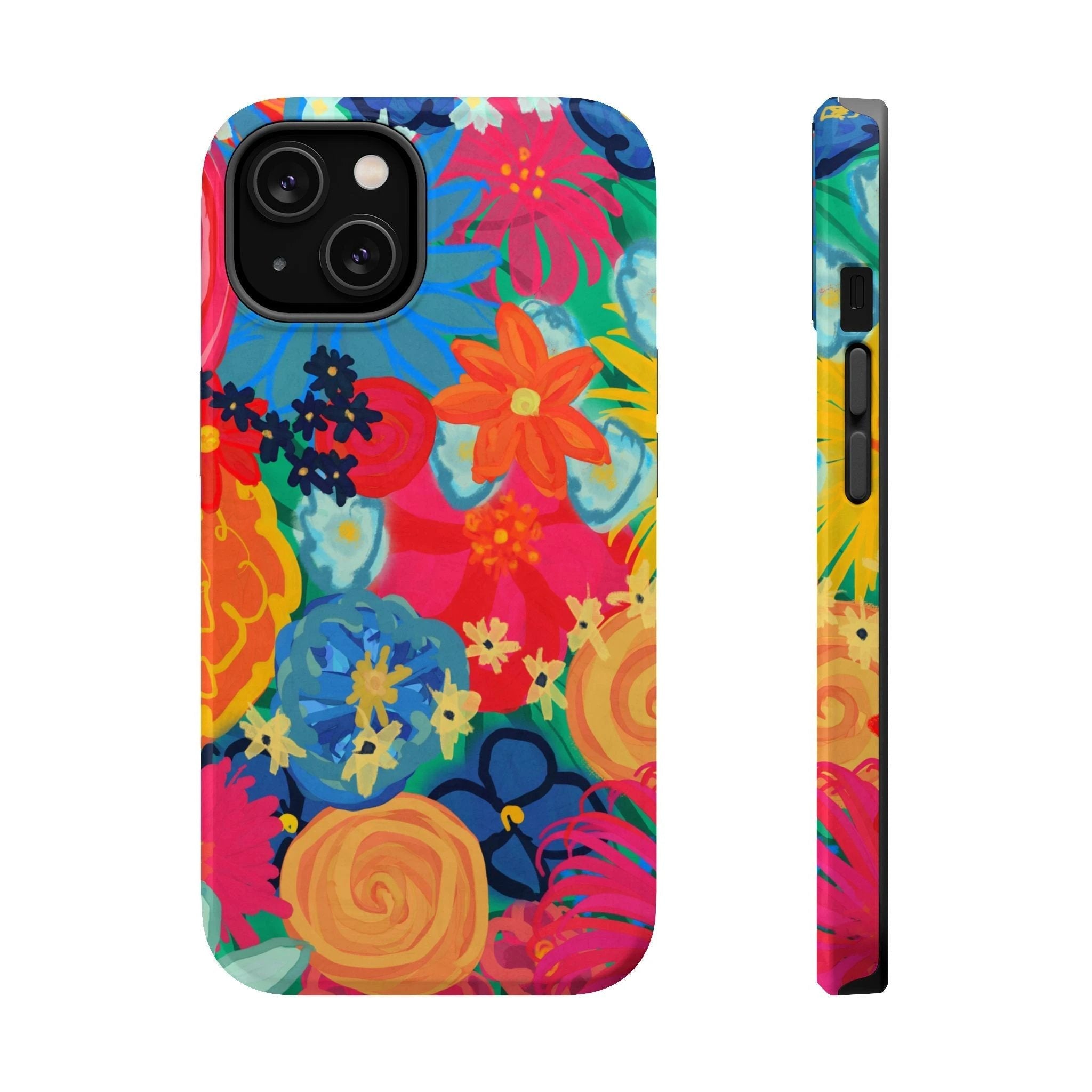 Bespattered Facade Bold Florals MagSafe Tough Case by Bespattered Facade