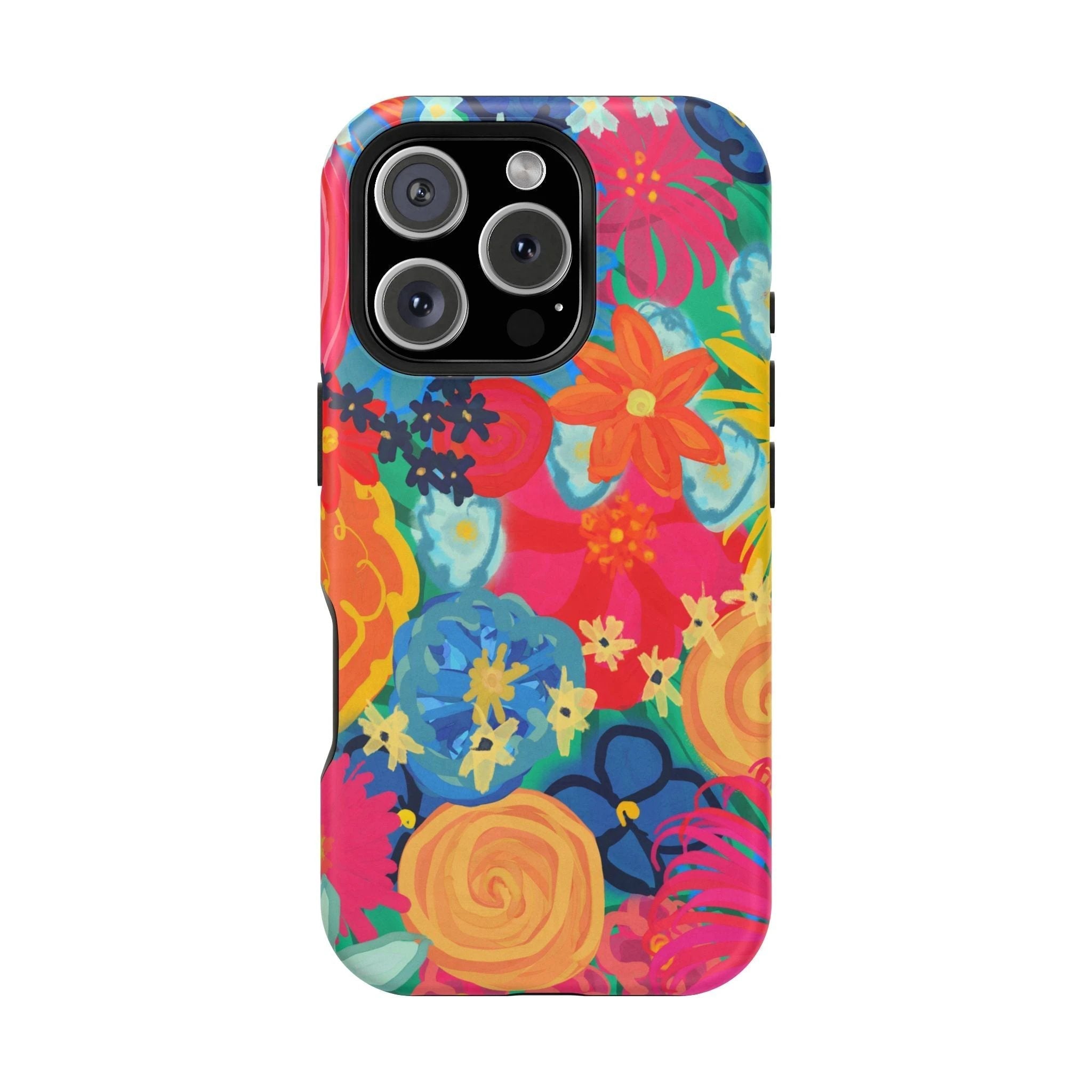 Bespattered Facade Bold Florals MagSafe Tough Case by Bespattered Facade