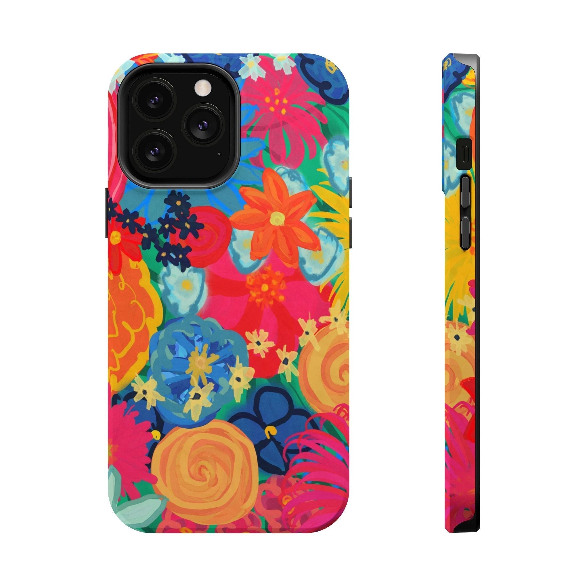 Bespattered Facade Bold Florals MagSafe Tough Case by Bespattered Facade