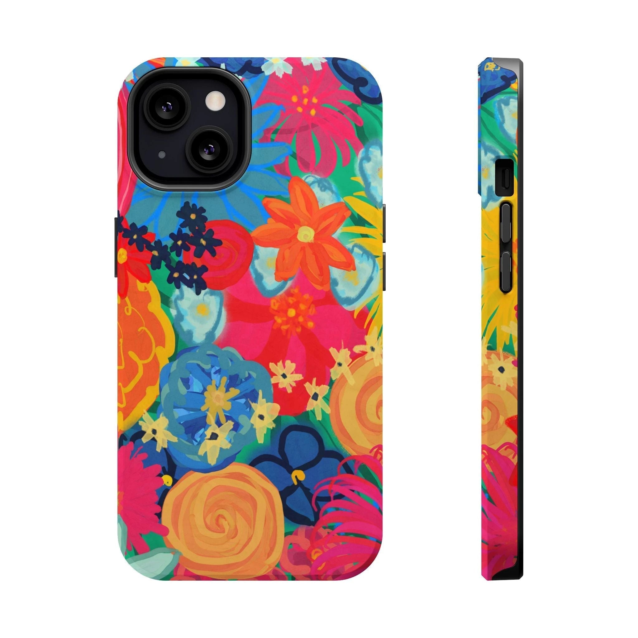 Bespattered Facade Bold Florals MagSafe Tough Case by Bespattered Facade