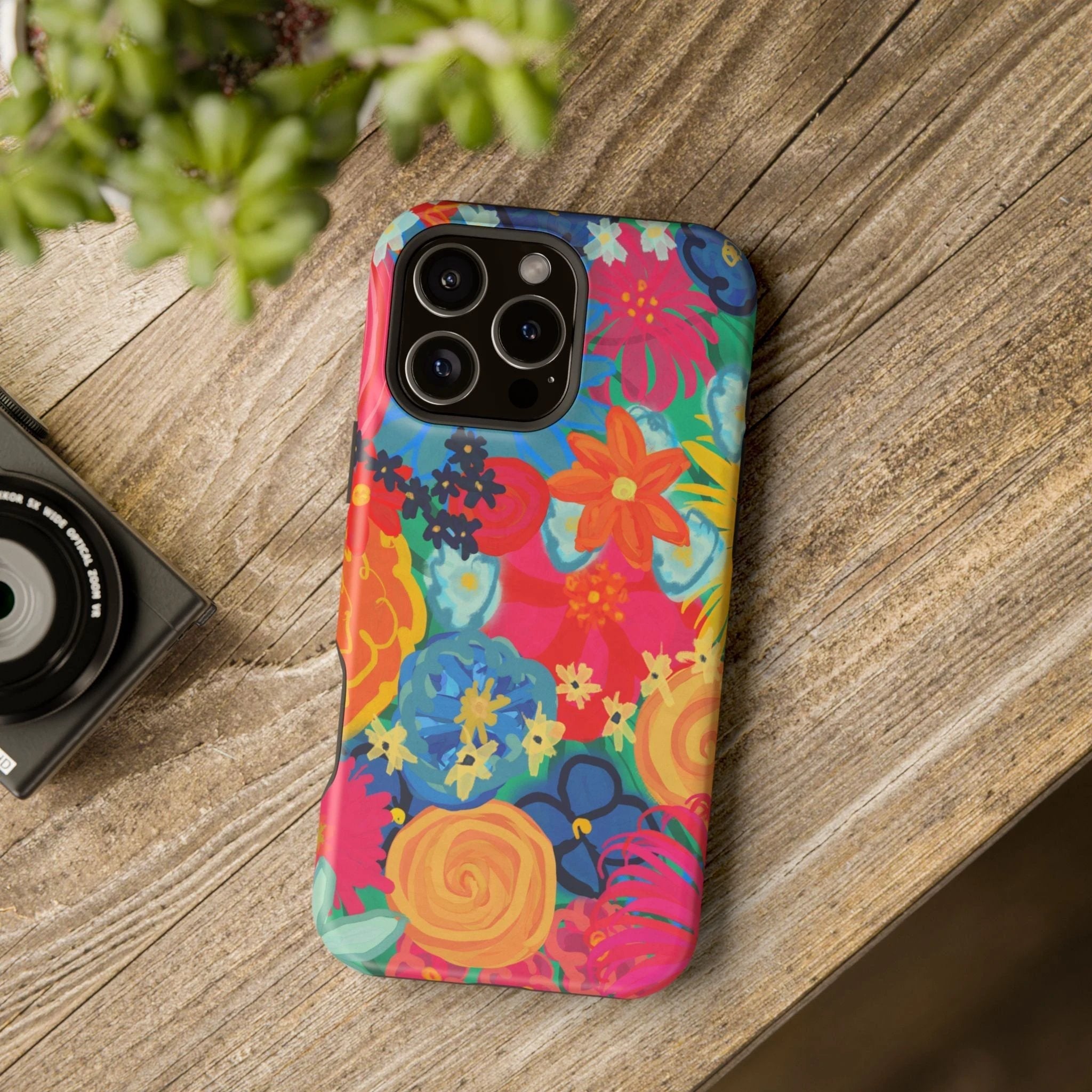 Bespattered Facade Bold Florals MagSafe Tough Case by Bespattered Facade