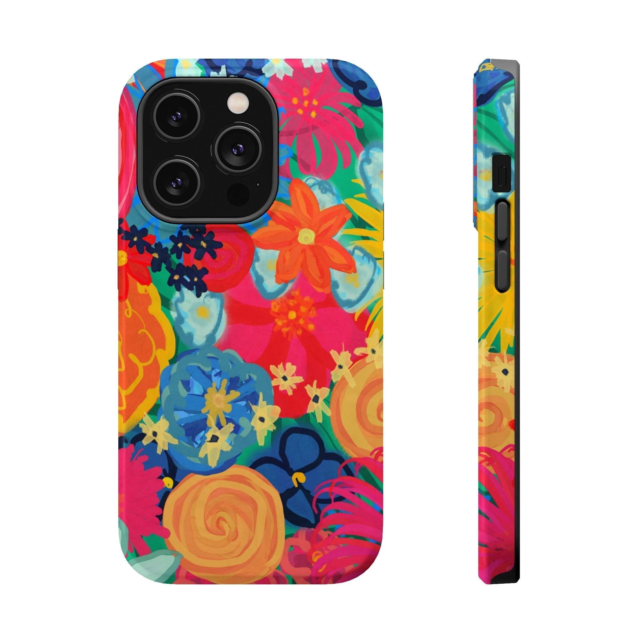 Bespattered Facade Bold Florals MagSafe Tough Case by Bespattered Facade