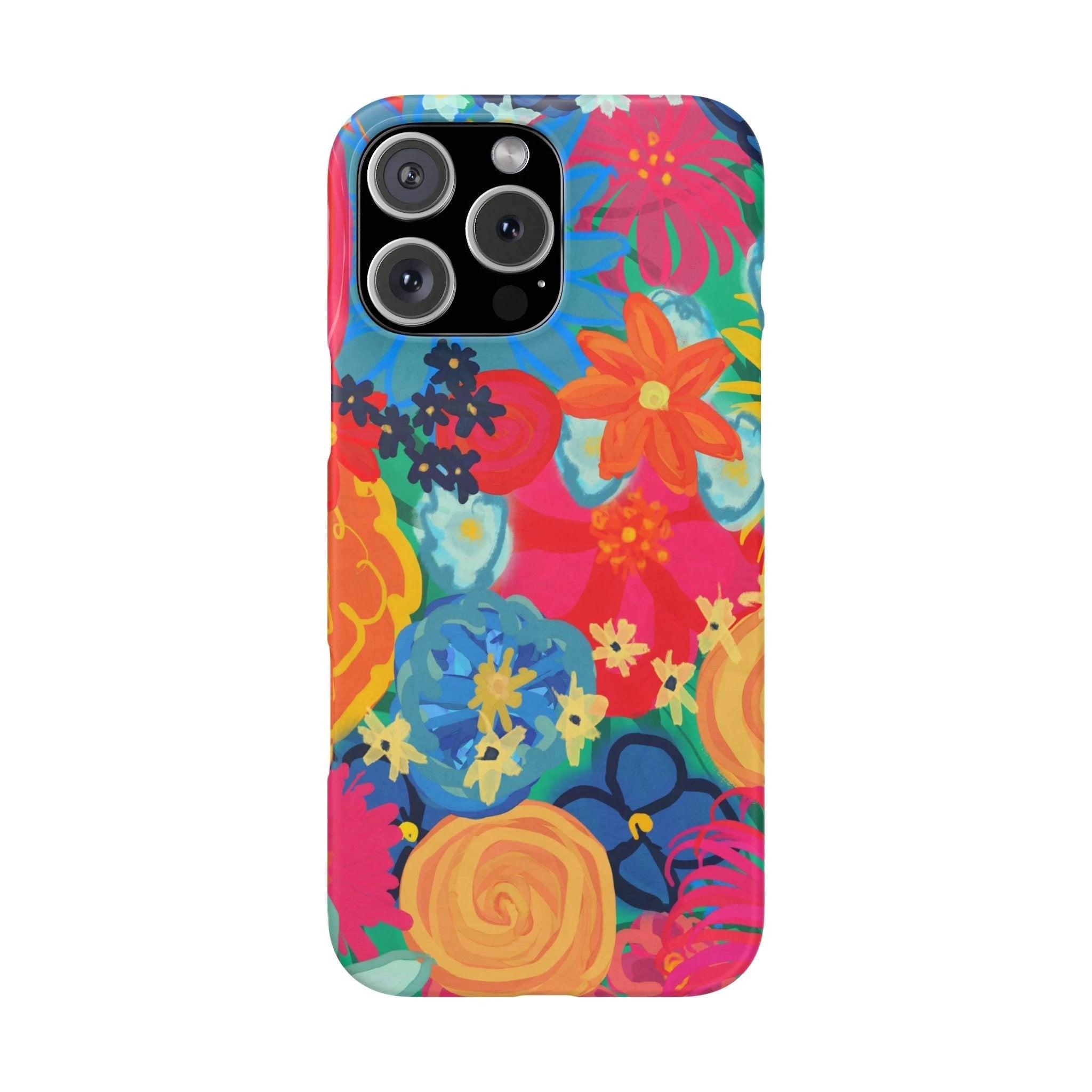 Bespattered Facade Bold Florals Snap Case by Bespattered Facade