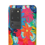 Bespattered Facade Bold Florals Snap Case by Bespattered Facade