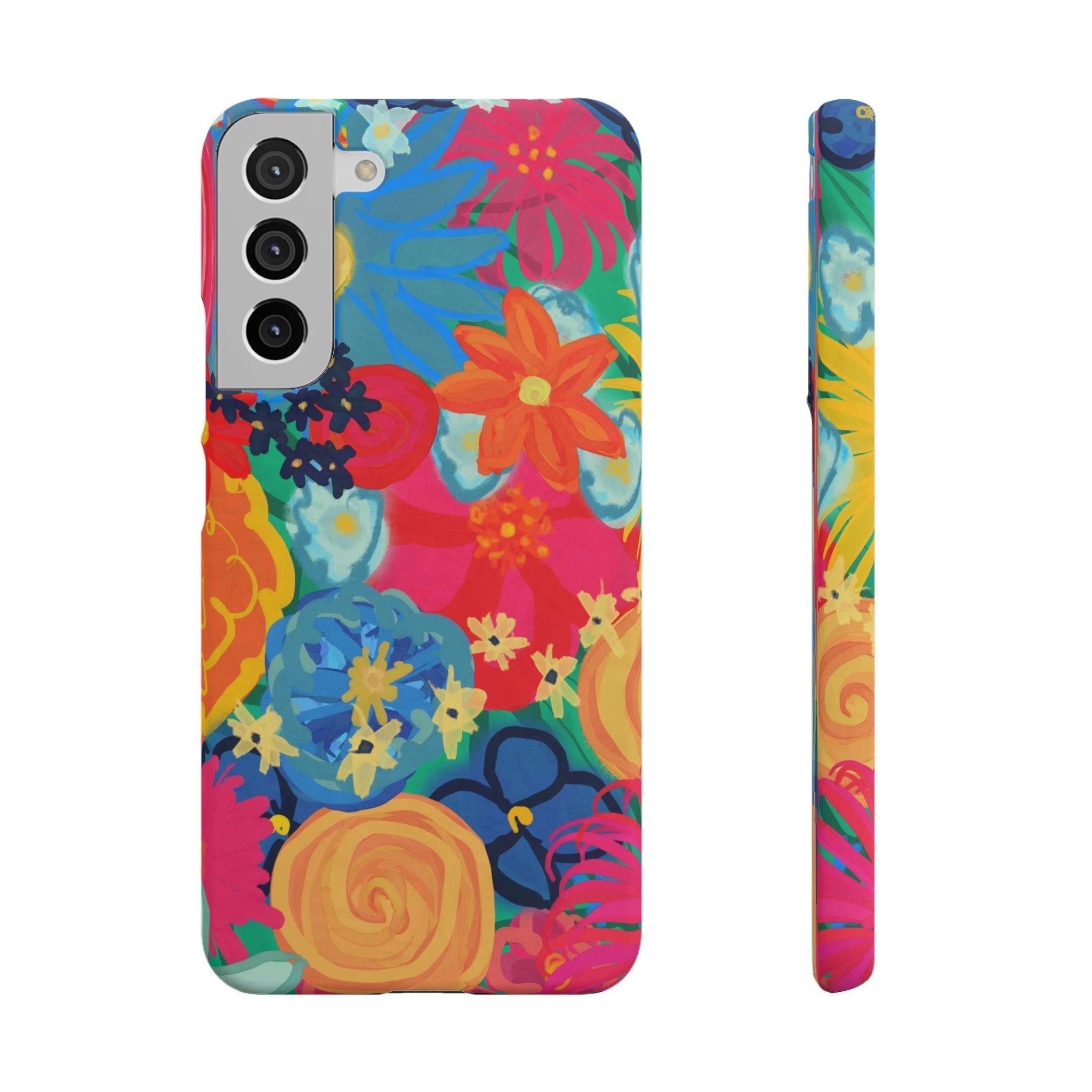 Bespattered Facade Bold Florals Snap Case by Bespattered Facade