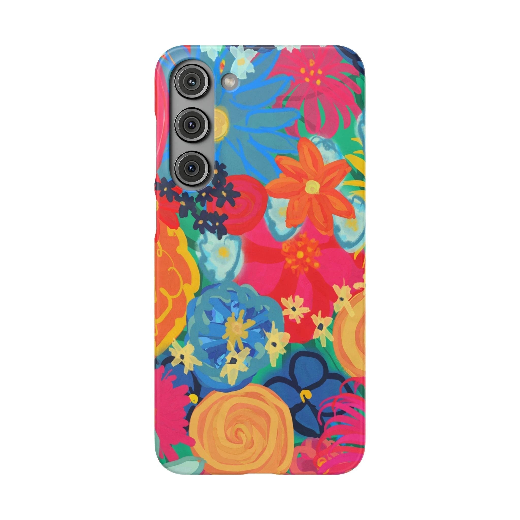 Bespattered Facade Bold Florals Snap Case by Bespattered Facade