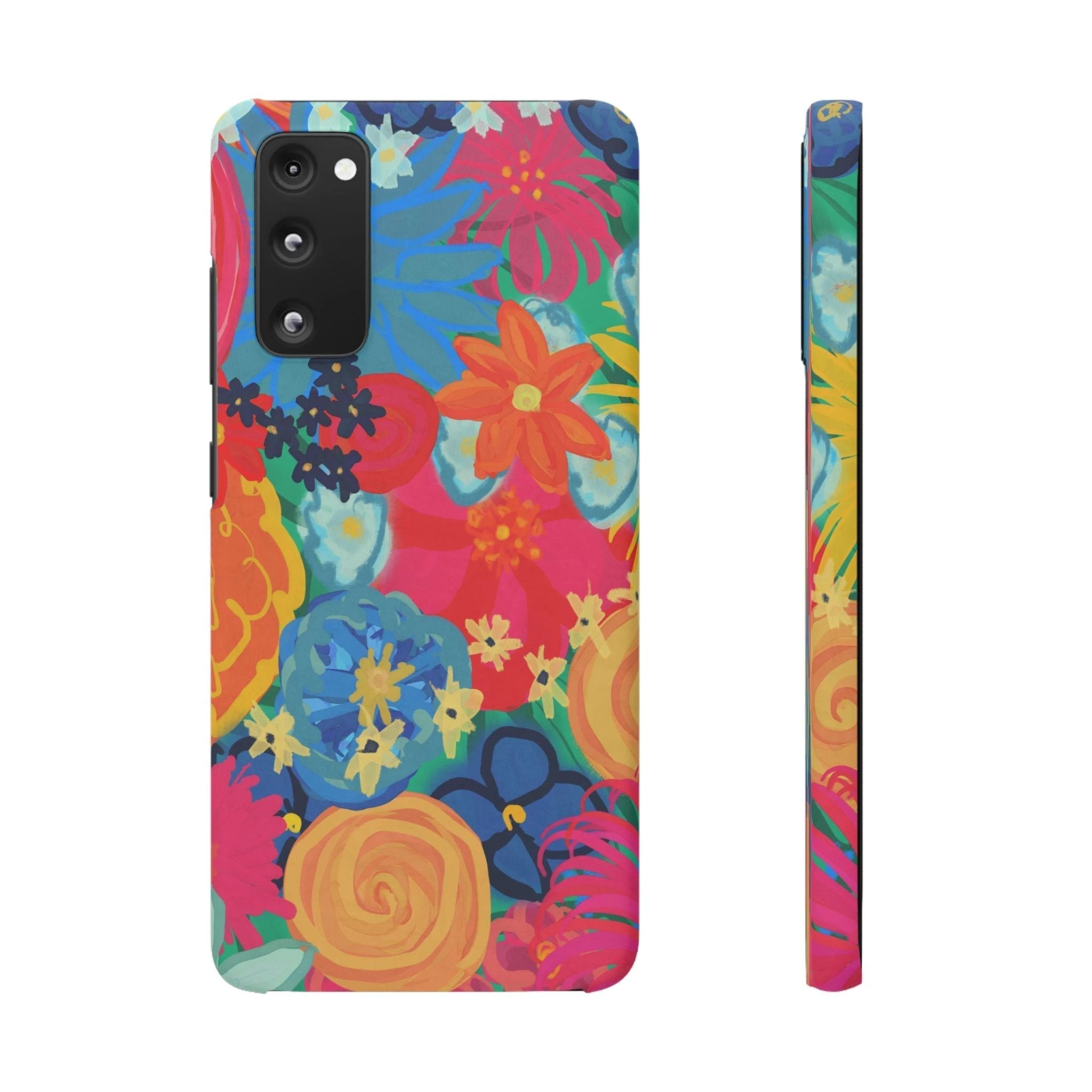 Bespattered Facade Bold Florals Snap Case by Bespattered Facade