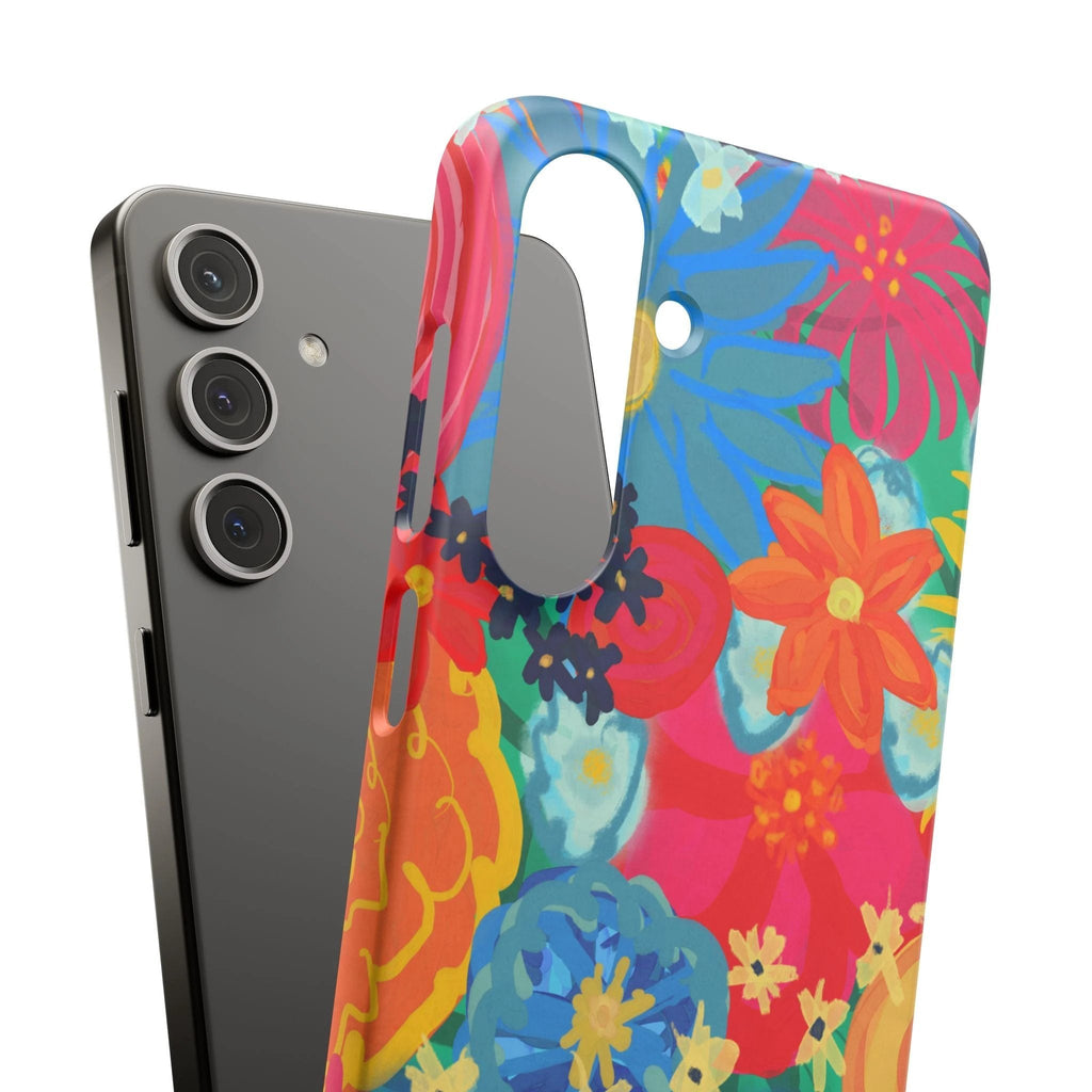 Bespattered Facade Bold Florals Snap Case by Bespattered Facade