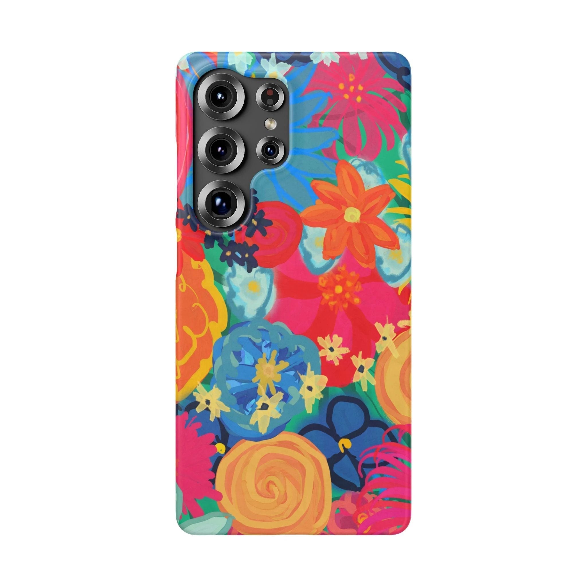 Bespattered Facade Bold Florals Snap Case by Bespattered Facade