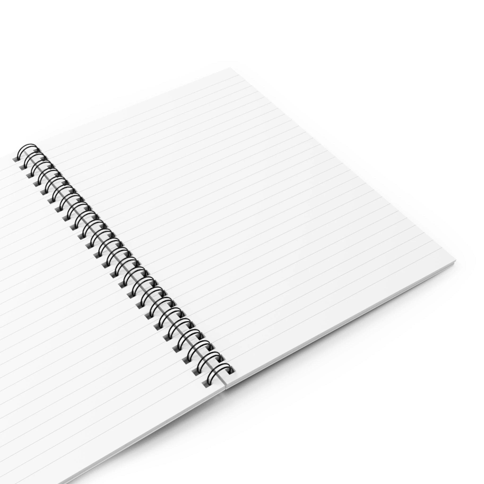 Bespattered Facade Bold Florals Spiral Notebook - Lined Pages by Bespattered Facade