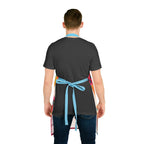 Bespattered Facade Bold Florals Tie-Back Canvas Apron by Bespattered Facade