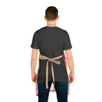 Bespattered Facade Bold Florals Tie-Back Canvas Apron by Bespattered Facade